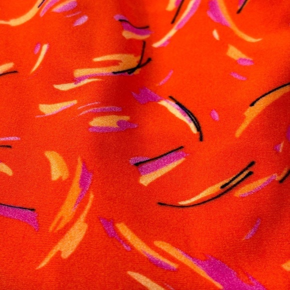 SARAH CAMPBELL Orange sleeveless Shift Dress size XS - Picture 8 of 9